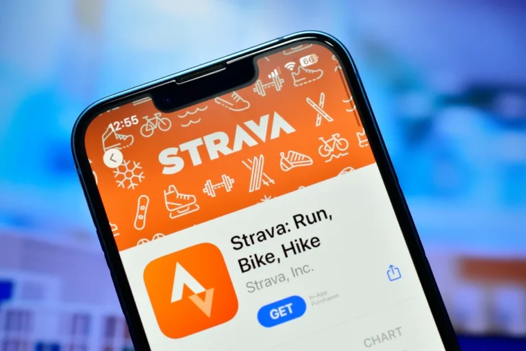 Strava fitness tracking app